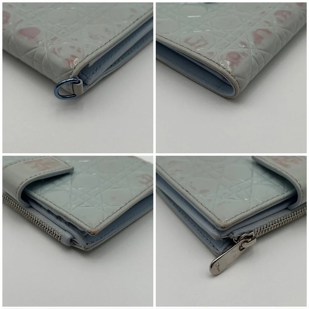 Light Blue Lady Dior Wallet